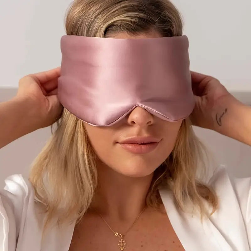 Lyxig Blackout Sovmask – Mjuk, Justerbar för bättre sömn