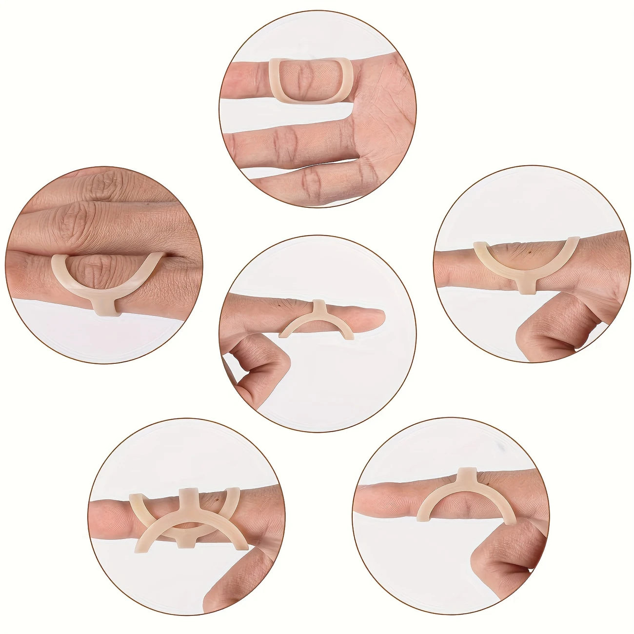5-pack Fingerskenor – Justerbart stöd för Ledskydd