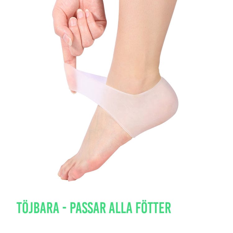 Elastiskt hälskydd som dämpar belastning vid gång