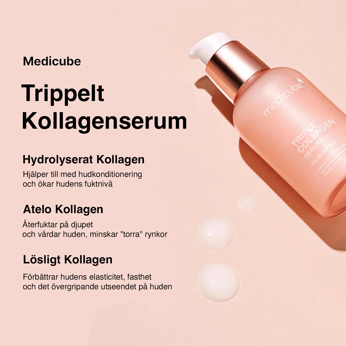 Trippel Kollagen Ansiktsserum – För fastare & slätare hud