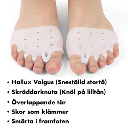 Effektiv Tåseparerare för 5 tår, Hallux Valgus