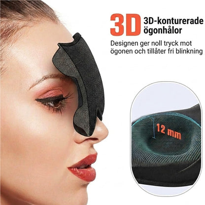 Sovmask med total mörkläggning för djupare sömn