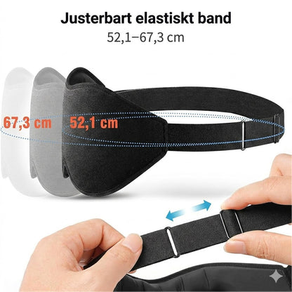 Sovmask med total mörkläggning för djupare sömn