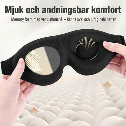 Sovmask med total mörkläggning för djupare sömn