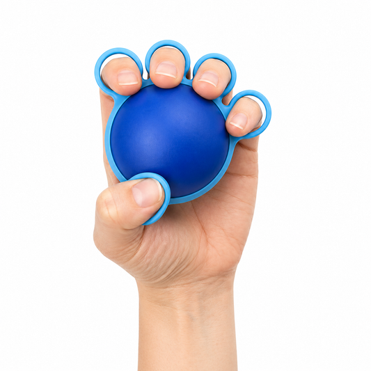 ergonomisk stressboll fingergrepp