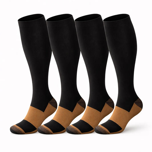 Bekväma kompressionsstrumpor för daglig användning