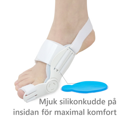 Stortåkorrigerare – hallux valgus, roterande stöd