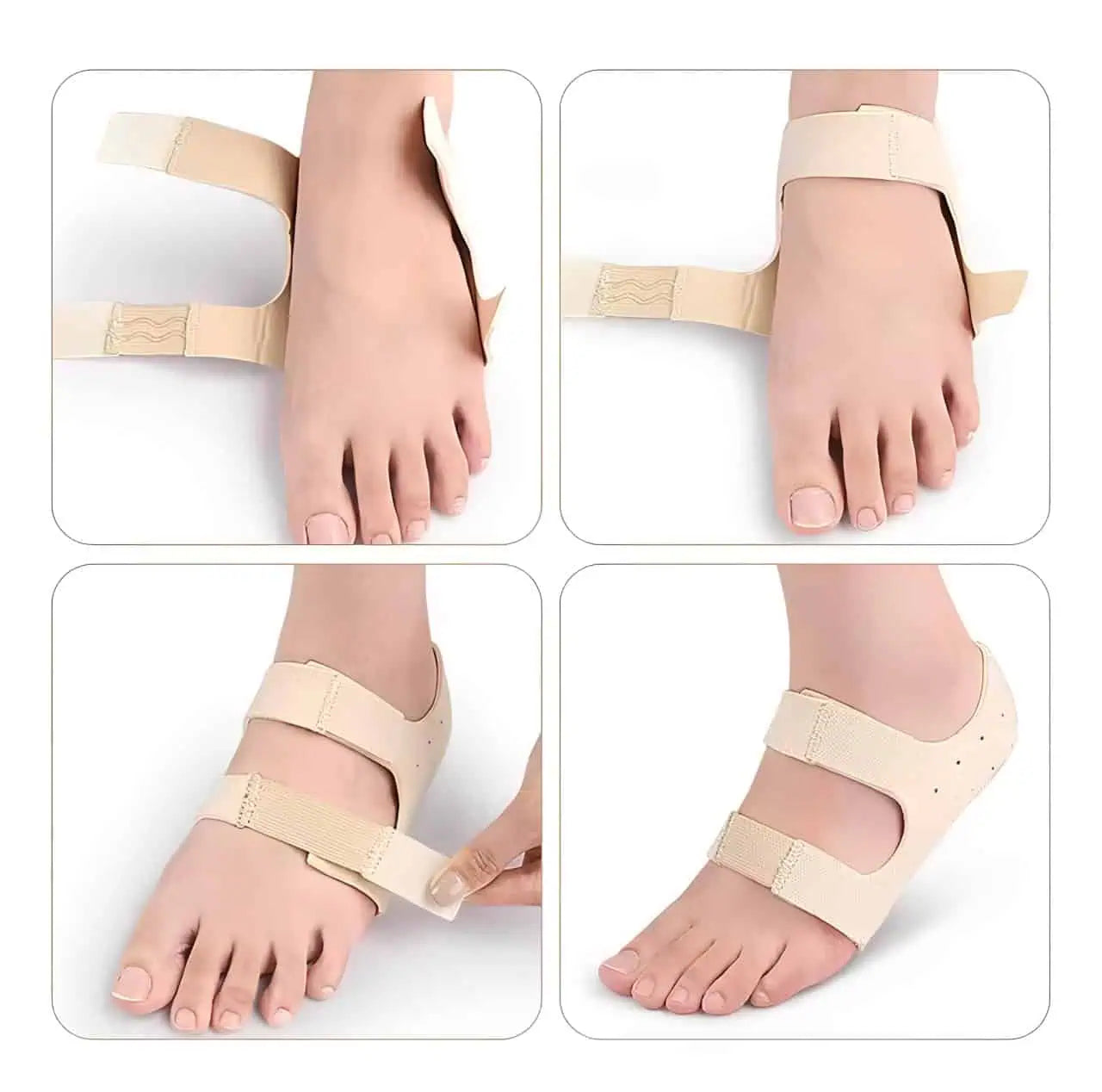 Andningsbart hälskydd med mjuk dämpning (2-pack)