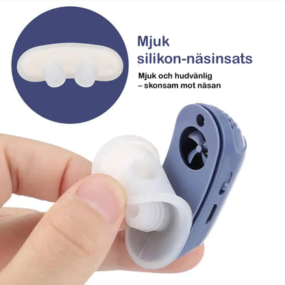 Elektrisk anti-snarkningsenhet för bättre andning under sömn