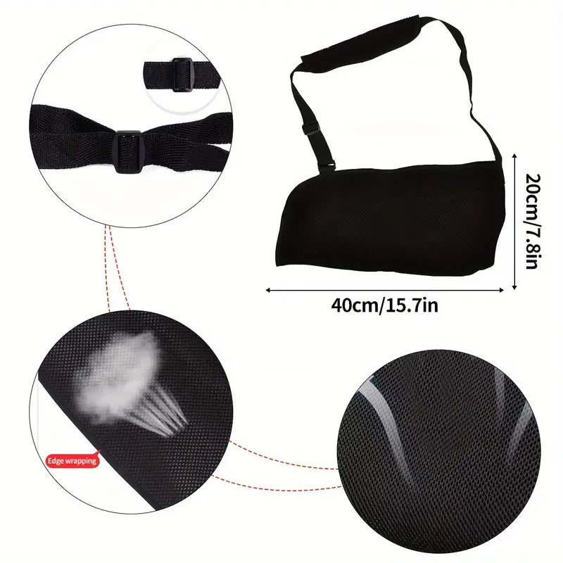 Armslings med justerbar axelrem mått.