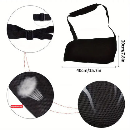 Armslings med justerbar axelrem mått.