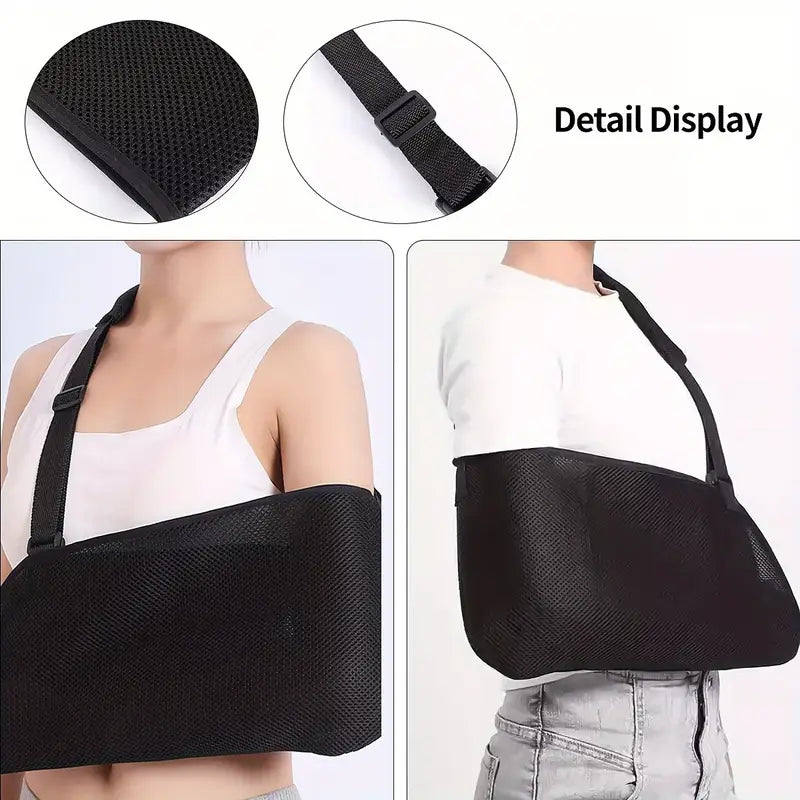 Armslinga med justerbar axelrem produkt uppvisning.