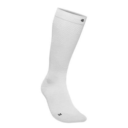 Bauerfeind Run Ultralight kompressionsstrumpa i vitt