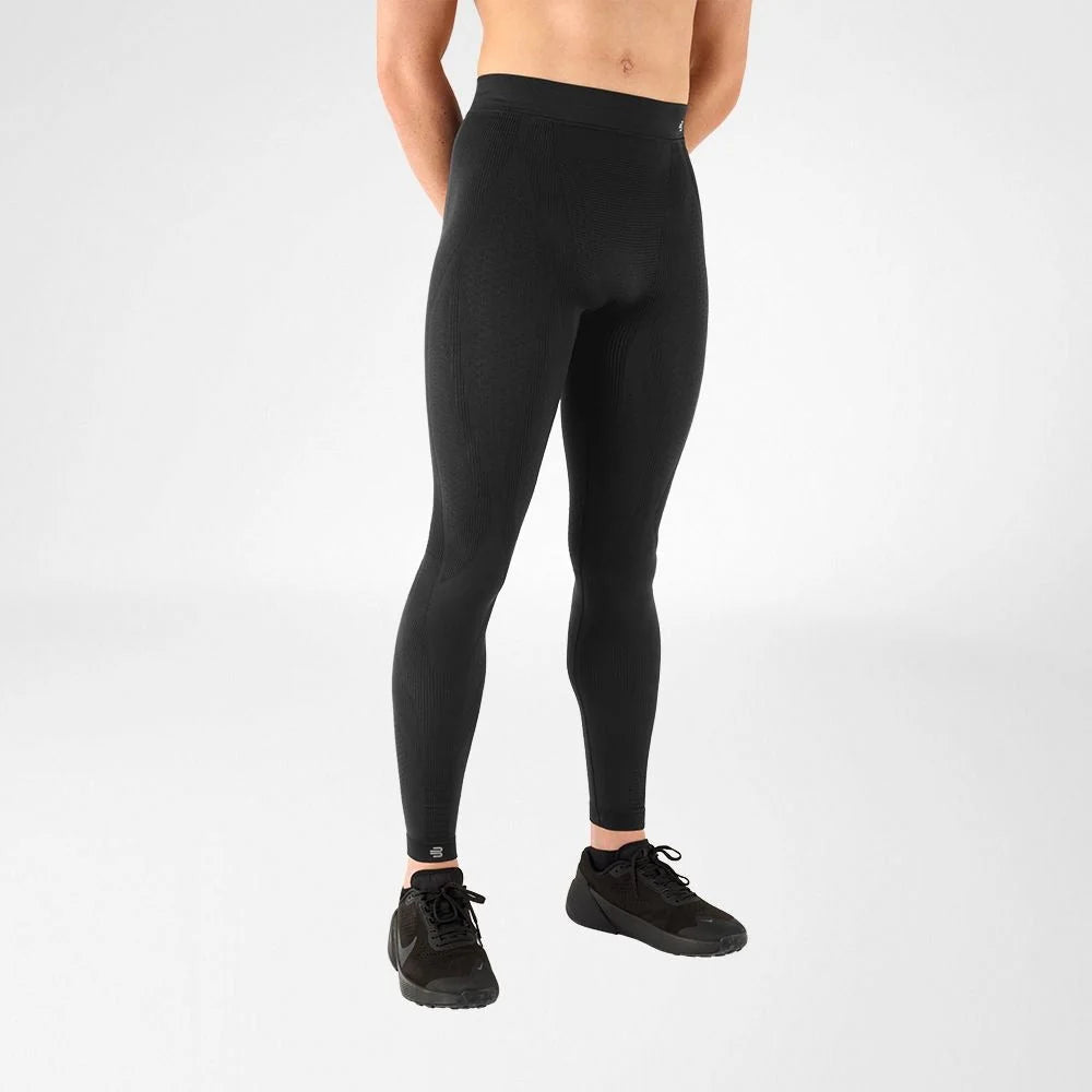 Bauerfeind Sports Compression Tights Herr i antracit, framifrån