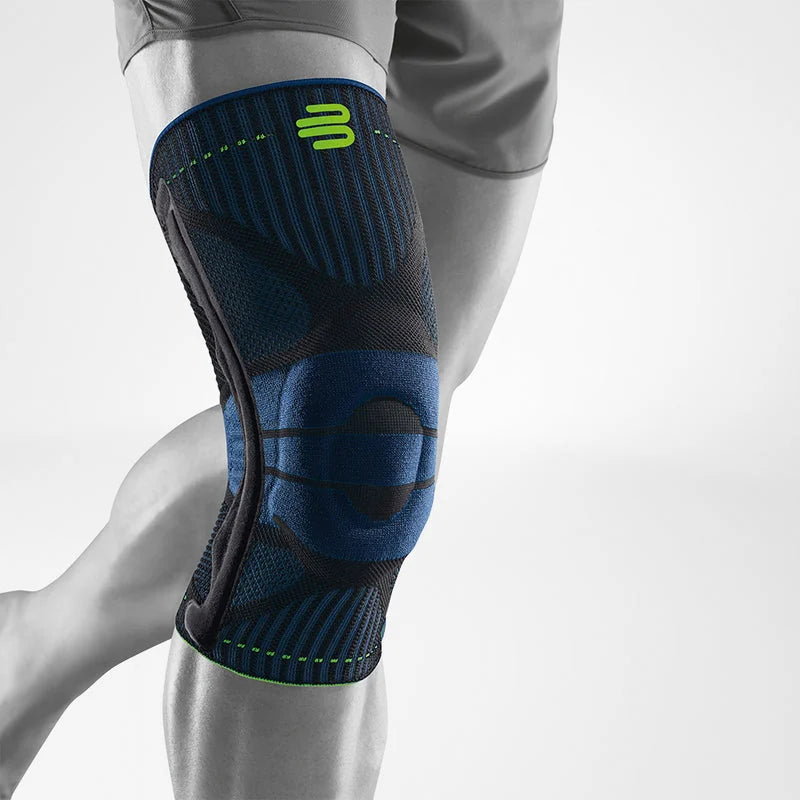 Bauerfeind Sports Knee Support knästöd i svart och marinblått