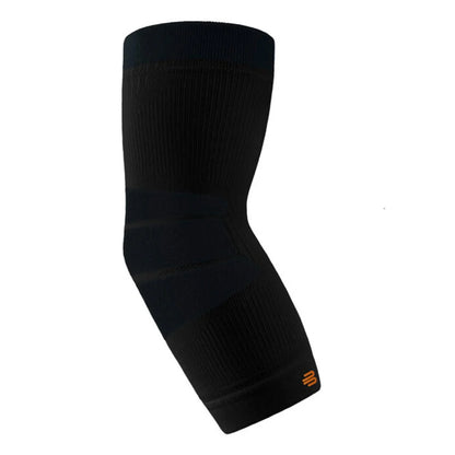 Bauerfeind Sports Outdoor Compression Elbow Support i svart, vit bakgrund