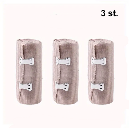 3-pack – Kompressionsbandage med spännen