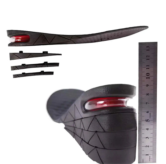 Diskreta skoinlägg för ökad längd