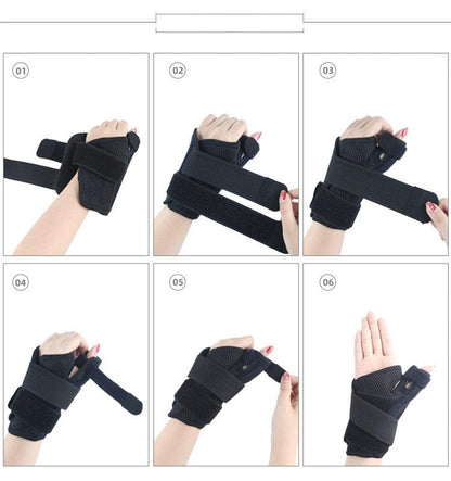 Effektivt handledsstöd som ger stöd vid belastning och rörelse med steg för steg guide