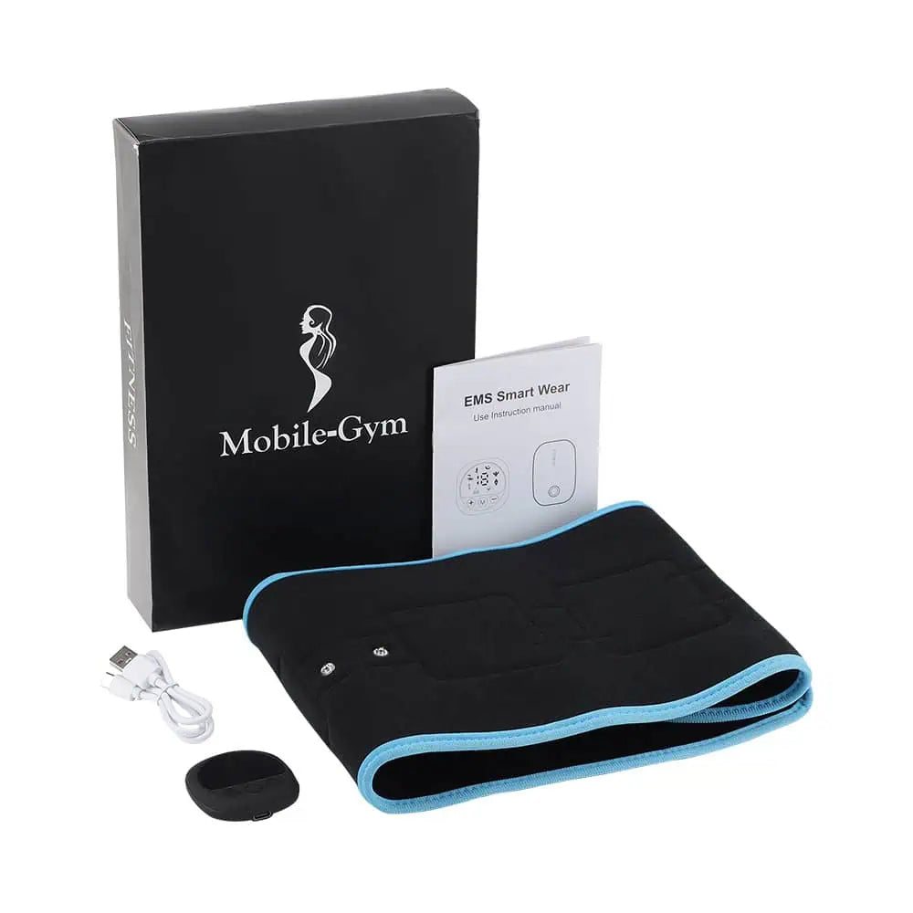 EMS magbälte – elektrisk muskelstimulering för mage