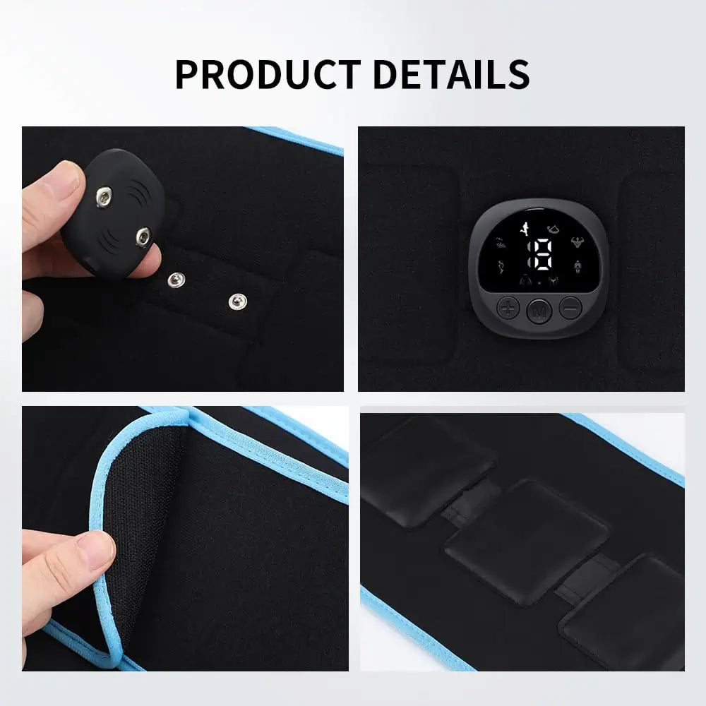 EMS magbälte – elektrisk muskelstimulering för mage