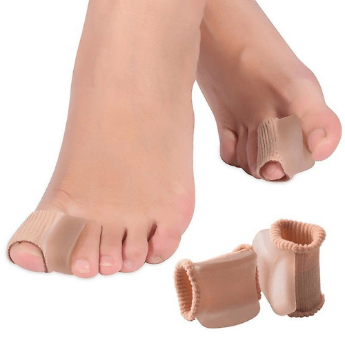 Enkel tåseparerare placerad mellan stortå och andra tå