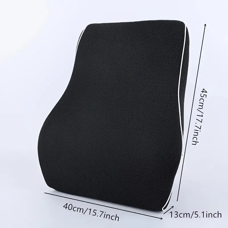 Ryggstödkudde sedd bakifrån med slät yta