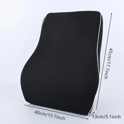 Ryggstödkudde sedd bakifrån med slät yta