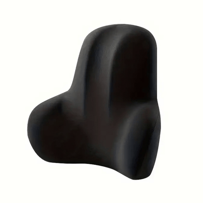 Ergonomiskt ländryggsstöd i svart utförande