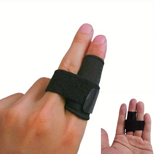 Justerbar fingerskena – Andningsbar fingersupport för sport & skador