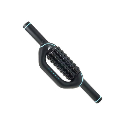 Fitpaddy FitRoller elektrisk massagerulle med två handtag och roterande rulle