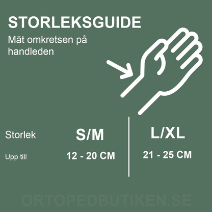 Storleksguide för handledsstöd