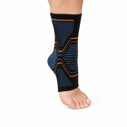 Fotledsstöd vid plantar fasciit med elastisk och följsam passform som ger bekvämt stöd runt fotled, häl och fotvalv.