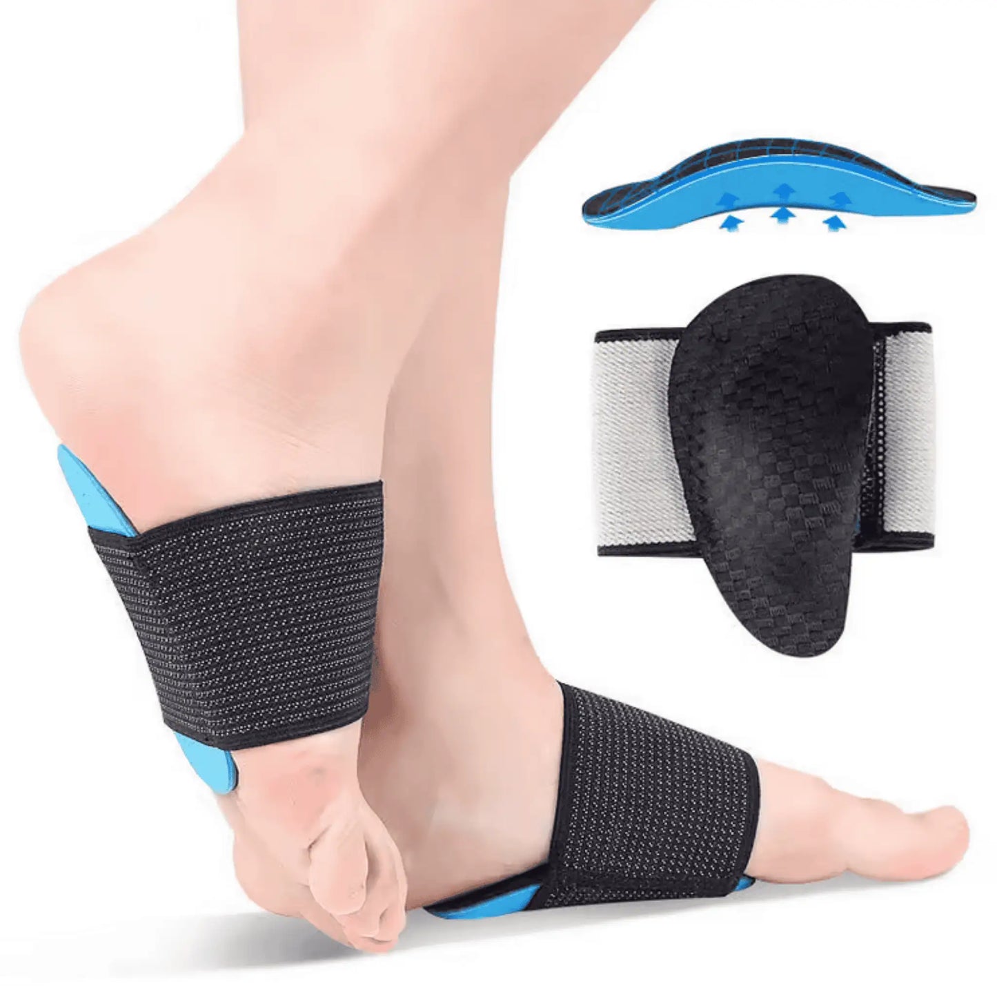 Hålfotsstöd med gel (2-pack)