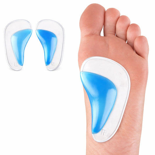 Hålfotstöd pronation placerat under hälen