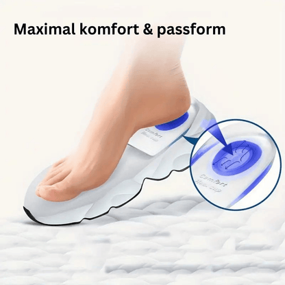 Hälinlägg placerat i sko för ökad komfort vid gång