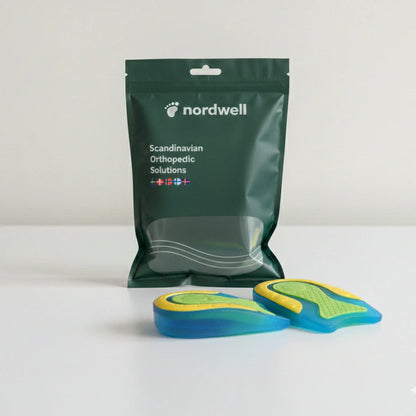 Hälinlägg i gel mot hälsporre från NordWell med förpackning