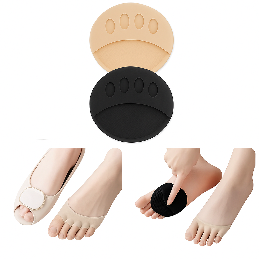 Fotdynor – mjuka och halkfria inlägg för alla skotyper, one size (1 par)