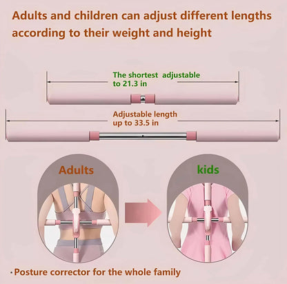 Ryggstöd som hjälper till att hålla axlarna i ett upprätt läge