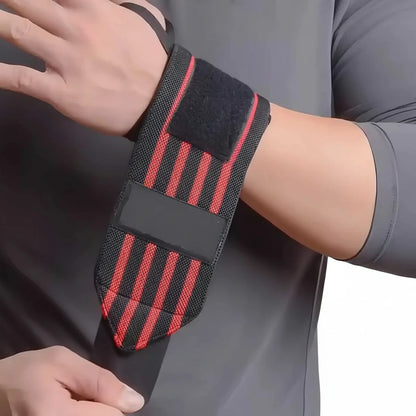 Handledsstöd för träning med justerbar kompression runt handleden