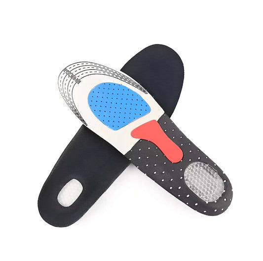 Inläggssulor mot hälsporre med stödzoner