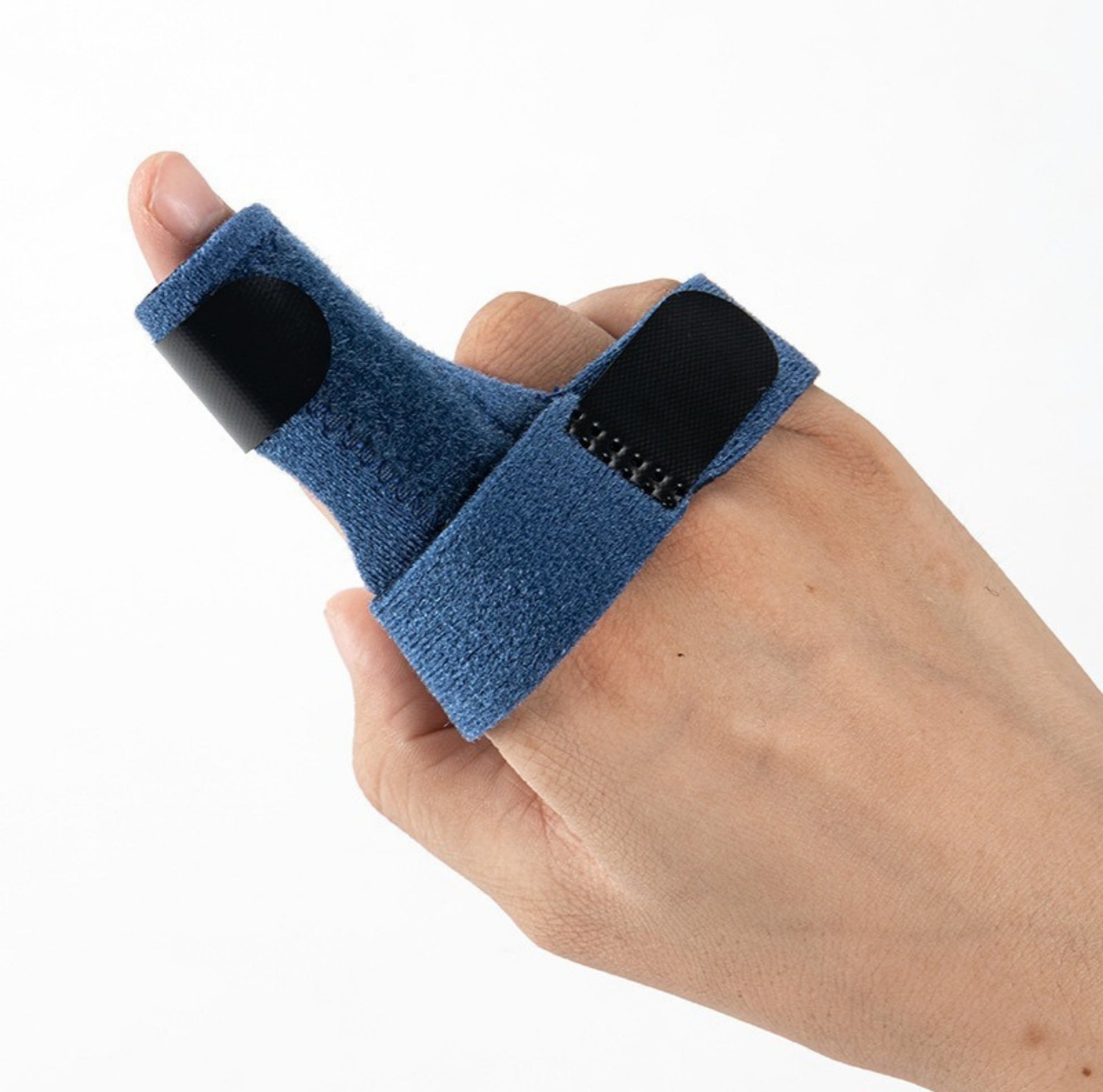 Justerbar fingerskena med aluminiumstöd