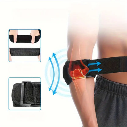 Stöd för tennisarmbåge som används i vardagen