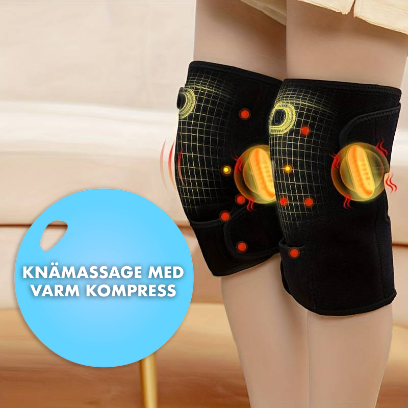 Uppvärmningsknämassage: 2-i-1 Vibrationsmassage för Knä (1st)