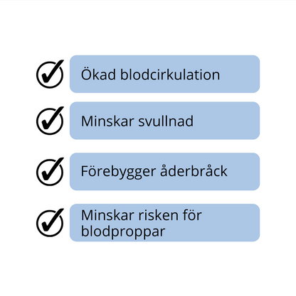 Kompressionsstrumpor - Främjar Hälsosamt Blodflöde