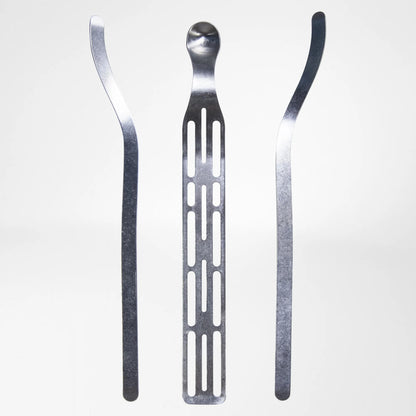 De tre anatomiskt formade aluminiumskenorna till ManuLoc Long