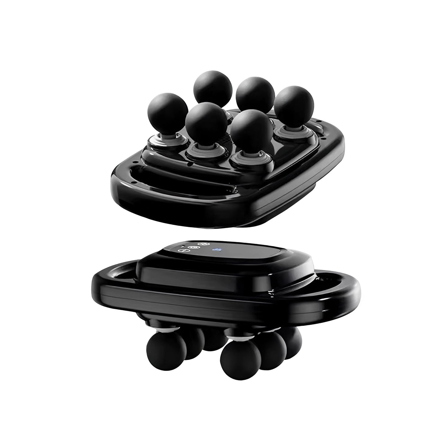 Massageapparat som används mot ryggmuskulatur