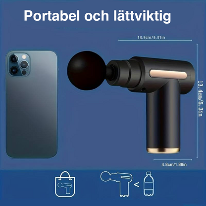 Professionell Mini Massagepistol för muskelavslappning