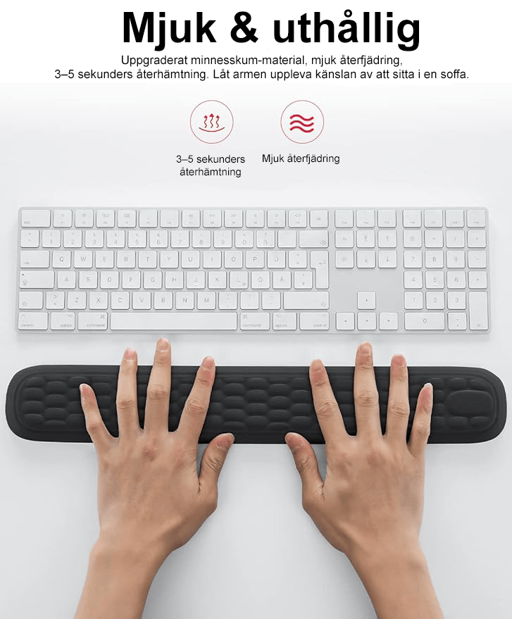 Närbild på memory foam-materialets struktur