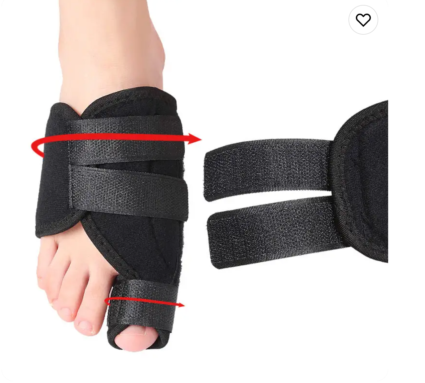 Hallux valgus nattstöd (2st)